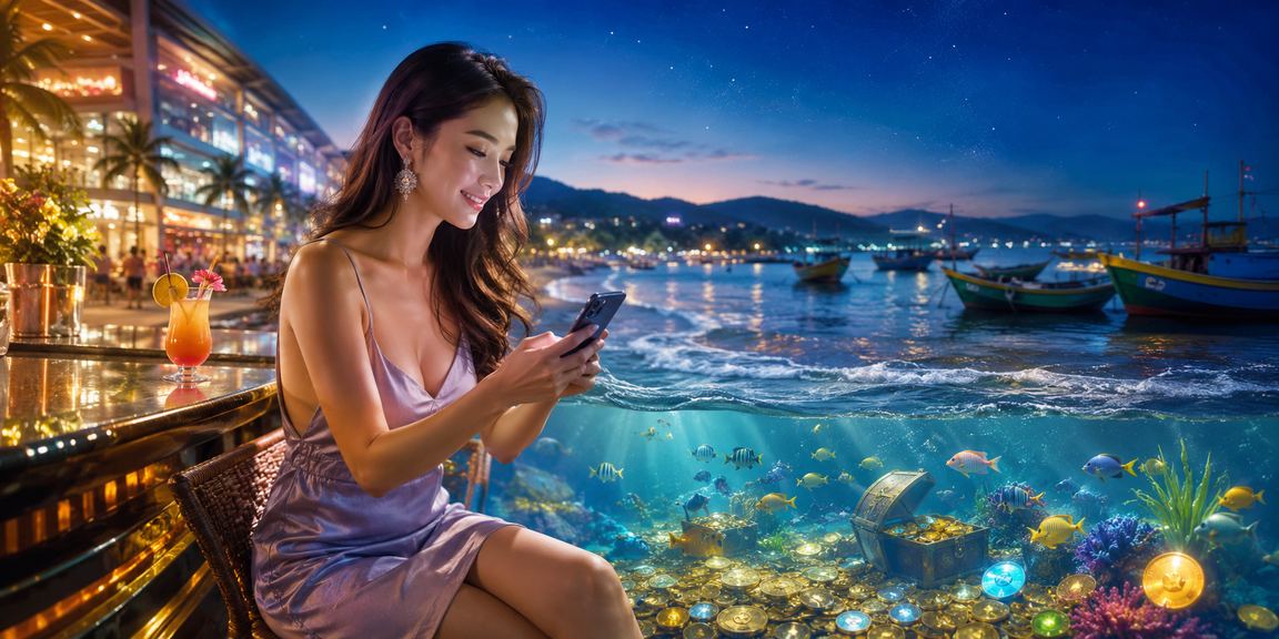 Người chơi truy cập xsmnn trên điện thoại tại bãi biển Mũi Né