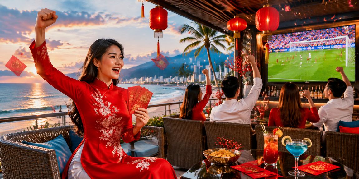 Người dùng Nha Trang kiểm tra thông tin tỷ lệ kèo và khuyến mãi trên điện thoại